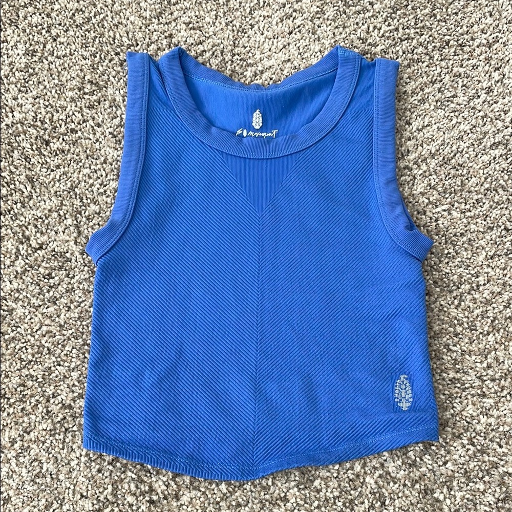 Free People Movement Swim Club Periwinkle Blu Free Throw Muscle Tank Size XS/S